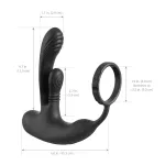 Anal Fantasy Ass-Gasm IntiMotion - anál- és prosztatavibrátor (fekete)
