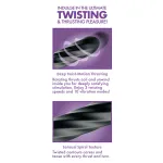 Anal Fantasy Twist Ecstasy - forgó-lökő anál vibrátor (fekete)