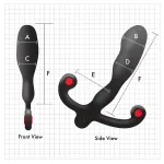 Aneros Helix Syn V - akkus prosztata vibrátor (fekete) - 12,7 cm