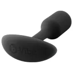 b-Vibe Snug Plug 1 - anál plug belső súllyal (55g) - fekete