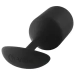 b-vibe Snug Plug 4 - dupla golyós anál plug (257g) - fekete