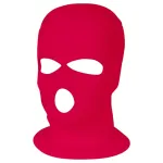 Balaclava - kötött szopóálarc 3 nyílással (sötét pink)