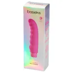 Baseks - hullámos vibrátor (rózsaszín) - 16 cm