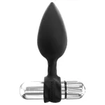 Bathmate Anal Training Plugs Vibe - vibrációs anál plug szett (fekete)