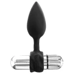 Bathmate Anal Training Plugs Vibe - vibrációs anál plug szett (fekete)