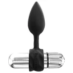 Bathmate Anal Training Plugs Vibe - vibrációs anál plug szett (fekete)