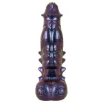 Beasty Cocks Tech-Zilla Bang - tapadókorongos monster dildó (lila)