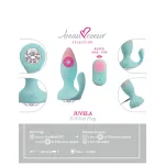 Beau Coeur Juvela - vibrációs anál plug (türkiz)