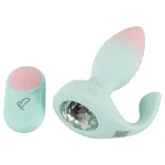 Beau Coeur Juvela - vibrációs anál plug (türkiz)