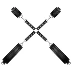 Bedroom Fantasies - csukló- és comb bilincs (fekete)