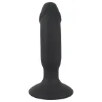 Black Velvets - akkus, péniszes anál vibrátor (fekete)