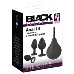 Black Velvets - anál plug szett (4 részes, fekete)