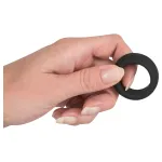 Black Velvets - vastagfalú péniszgyűrű (2,6 cm, fekete)