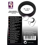 Black Velvets - vastagfalú péniszgyűrű (3,8 cm, fekete)