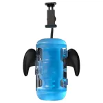 BLOWCAST Wingman Pro - automatikus maszturbátor (kék-fekete)