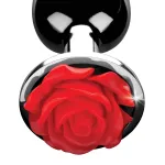 Booty Sparks - rózsás anál plug (ezüst)