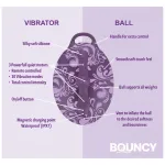 Bouncy Bliss Classic - felfújható párna vibrátor (lila)