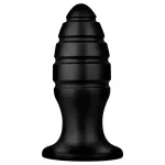 BUTTR Aftershock - óriás anál plug (fekete) - 23 cm