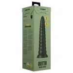 BUTTR Caterpiller - óriás anál plug (fekete) - 29 cm