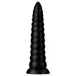 BUTTR Caterpiller - óriás anál plug (fekete) - 29 cm