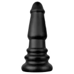 BUTTR Tactical II - óriás anál plug (fekete) - 26 cm