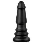 BUTTR Tactical II - óriás anál plug (fekete) - 26 cm