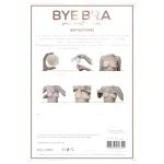 Bye Bra A-C - láthatatlan mellemelő tapasz - nude (8db)
