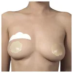 Bye Bra A-C - láthatatlan mellemelő tapasz - nude (8db)