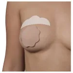 Bye Bra F-H - láthatatlan mellemelő tapasz - nude (6db)