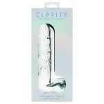 Clarity Seraphic Opus - üveg G-pont dildó (átlátszó)