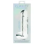Clarity Seraphic Opus - üveg G-pont dildó (átlátszó)