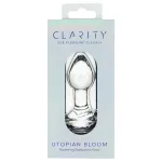 Clarity Utopian Bloom - üveg análkúp (átlátszó)