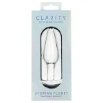 Clarity Utopian Floret - üveg análkúp (átlátszó)