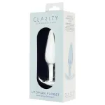 Clarity Utopian Floret - üveg análkúp (átlátszó)