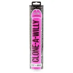 Clone-a-Willy - péniszmásoló szett - világító (pink)