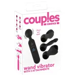 Couples Choice - akkus, melegítő masszírozó vibrátor (fekete)