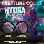 Creature Cocks Hydra - szilikon dildó - 27 cm (lila)