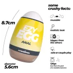 Crushious Ezy Egg Anal - maszturbátor tojás (testszínű)