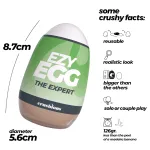 Crushious Ezy Egg The Expert - maszturbátor tojás (testszínű)