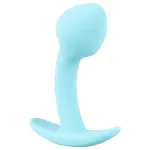Cuties Mini Butt Plug - szilikon anál plug (kék, 2,6 cm)
