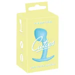 Cuties Mini Butt Plug - szilikon anál plug (kék, 2,6 cm)