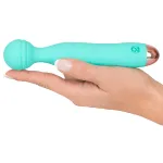 Cuties Mini Wand - akkus, vízálló, masszírozó vibrátor (zöld)