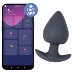 Desirel Obsidian - App-vezérelt análvibrátor (fekete)