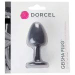 Dorcel Geisha Plug M - golyós anál plug (fekete)