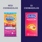 Durex Pleasure Me - bordázott-pontozott óvszer (12db)