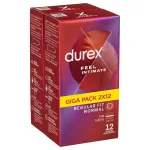 Durex Feel Intimate - vékonyfalú óvszer csomag (2 × 12 db)
