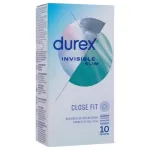 Durex Invisible Slim - vékony óvszer (10db)