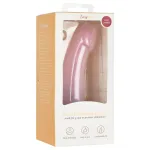 EasyToys Mermaid - csillámos dildó - 15 cm (pink)