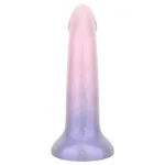EasyToys Mermaid - csillámos dildó - 15 cm (pink)