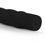 EasyToys Power Vibe - csavart szilikon rúd vibrátor (fekete)